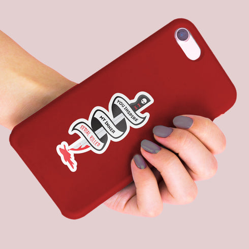 You Inspire My Inner Serial Killer Premium Vinyl Sticker, Hydroflask Sticker,  Die-Cut Laptop Decal, Sibling Gift